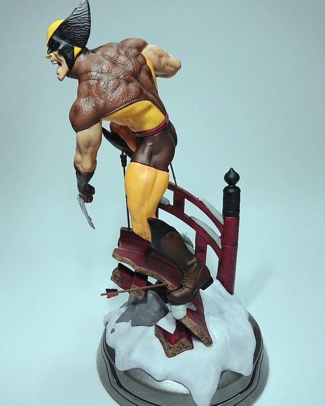 wolverine logan statue