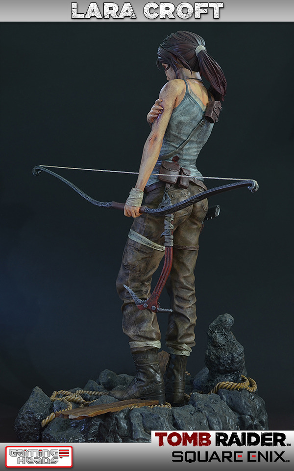 lara croft queen of the jungle statue