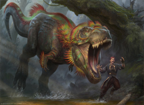 commandtower:Ixalan Dinosaur ArtworkSome fantastic saurian...