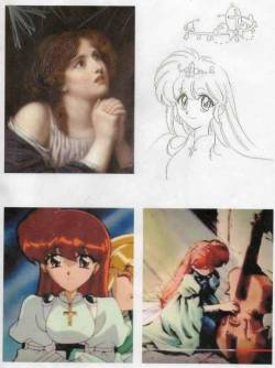 My references: "La prire" by Jean-Baptiste Greuze, official character design sheet, screenshots.