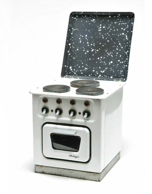 design-is-fine:Electric stoves for children, 1920-1976. Made by...