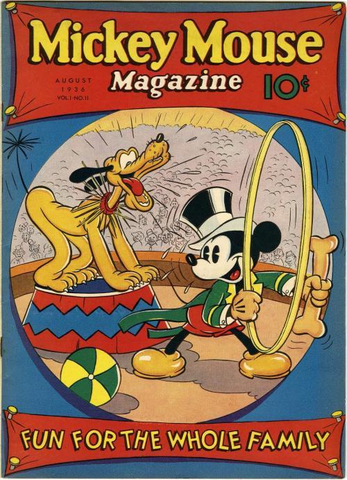 pulpsandcomics:“Mickey Mouse Magazine”  August 1936