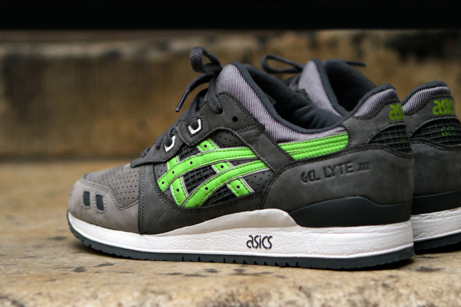 asics gel lyte green