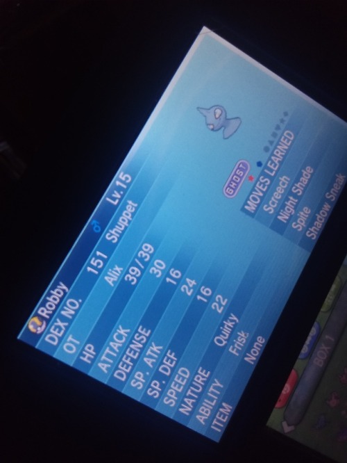 Had a shiny race with my little brother and he beat me almost...