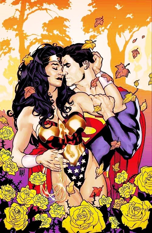Superman wonder woman hook up