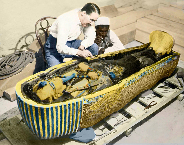 English Archaeologist Howard Carter (1874-1939)... - Egypt Museum