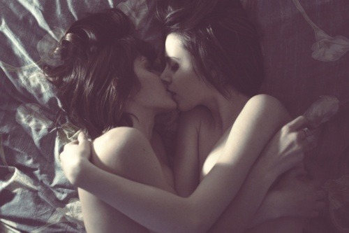 Lesbian kisses