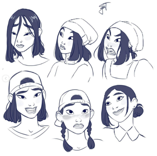 mulanxiaojie:Modern Mulan sketches by Elena