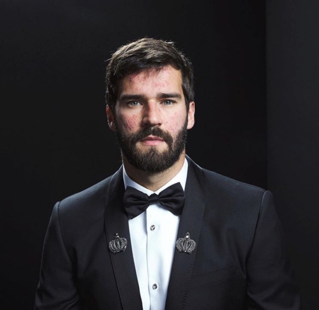 ️ — alisson becker at the best fifa football awards...