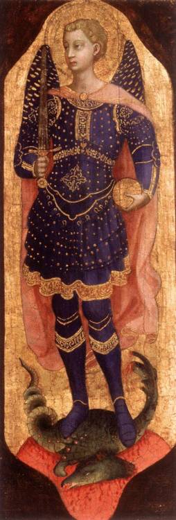 artist-angelico:St. Michael, 1424, Fra AngelicoMedium:...