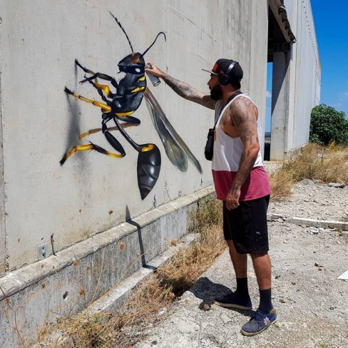 itscolossal:Larger-Than-Life Insects Lurk Around Abandoned...