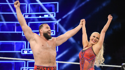 wwedivadeluxex:Jimmy Uso & Naomi vs. Rusev & LanaWWE...