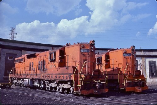 Railroads, Chicago-style, Twin Elgin, Joliet & Eastern SD9 locomotives