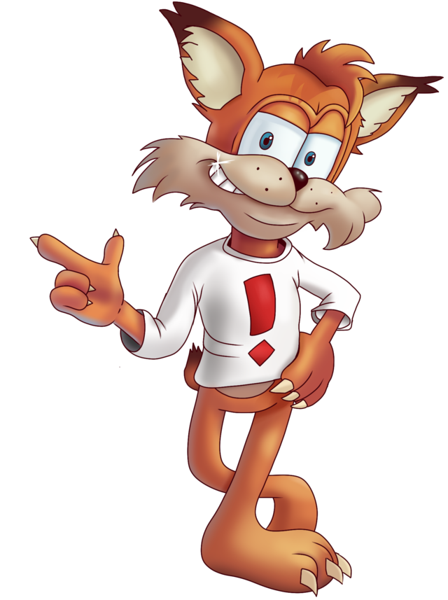 bubsy bobcat plush