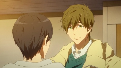 ianime0:Free! -TakeYour Marks- | Makoto and Haru stare at each...