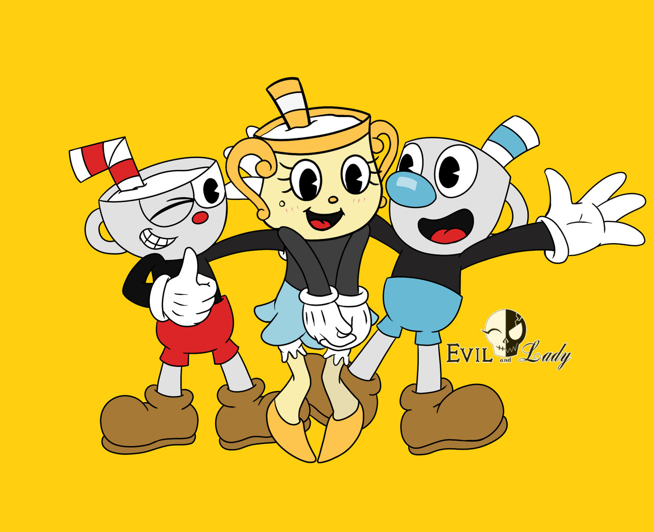 In This Blog It S Wish Or Be Wash Wishiwashi — Here’s Cuphead And His