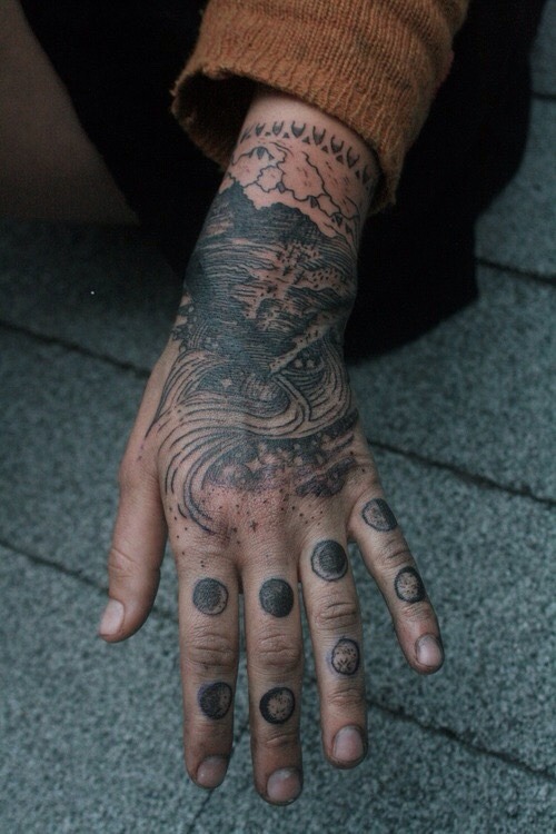 finger tattoos on Tumblr