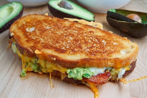 imaf00die777:Bacon Guacamole Grilled Cheese Sandwich ....