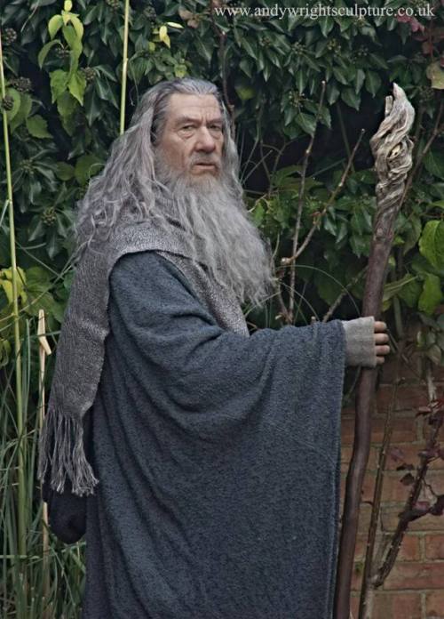 life size gandalf statue