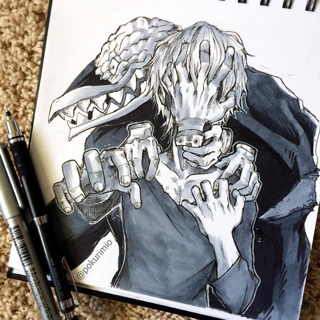 Welcome To Pokuri Inktober2017 Day 11 Shigaraki Tomura And A