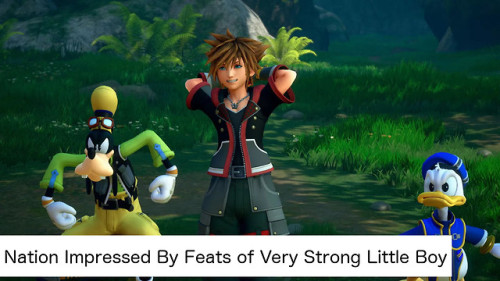 drunkfinalfantasy15:The news headline of every world Sora ever...