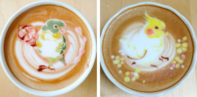 urbanARTIFICE(r) — itscolossal: Feathered Latte Art ...