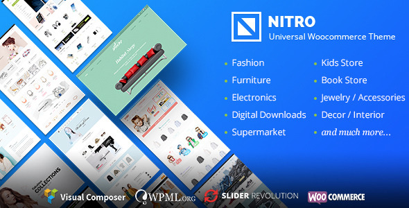 Nitro v1.7.6 - Universal WooCommerce Theme Nulled