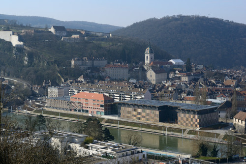 archatlas:Besançon Art Center and Cité de la Musique Kengo...