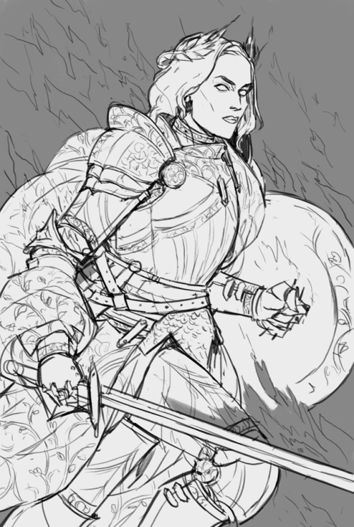 yvesey:wip of a ghostly knight ~ooo~ 