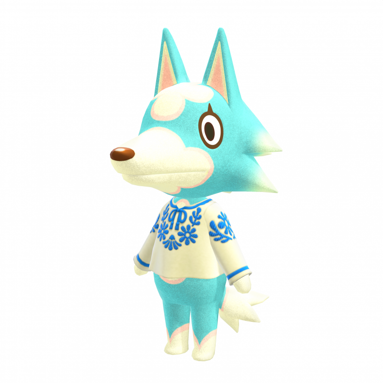 animal crossing wolf plush