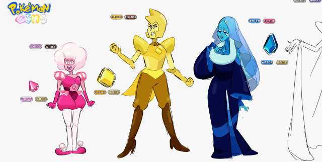 Pokemon SU AU!? (wip)