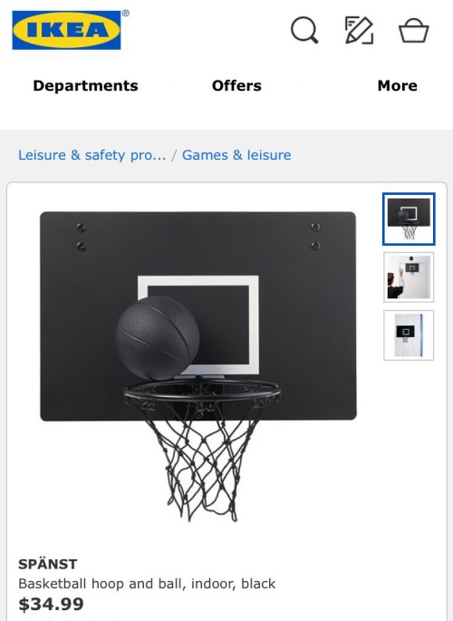 IKEA: it’s a basketball hoop but for goths