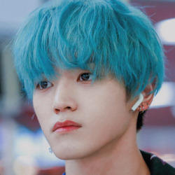 Doyoung Blue Hair Tumblr