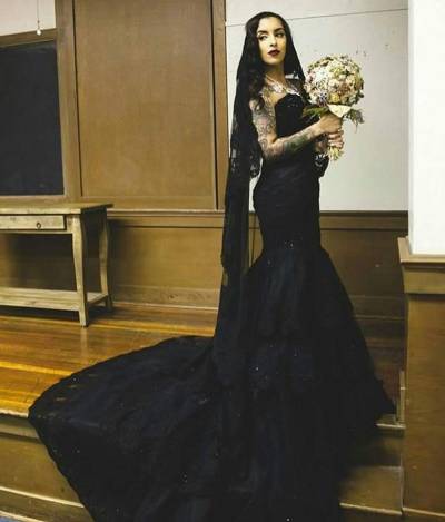In Emo Girl Wedding Dress Fashion Dresses