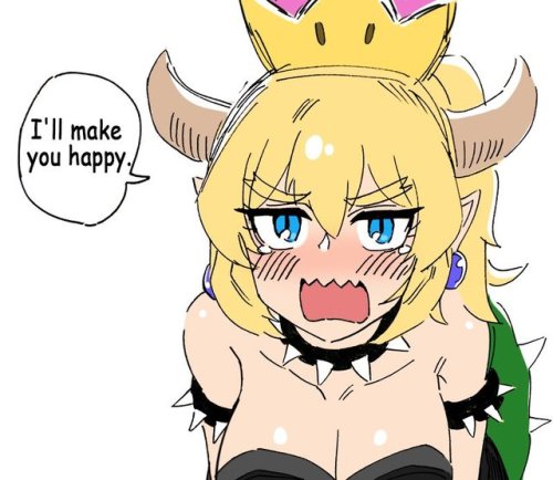 absolutelyapsalus:This is the only valid piece of Bowsette...