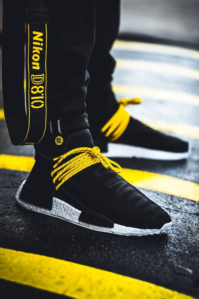 Must Cop Adidas Pharrell Human Race Nmd Black Gum