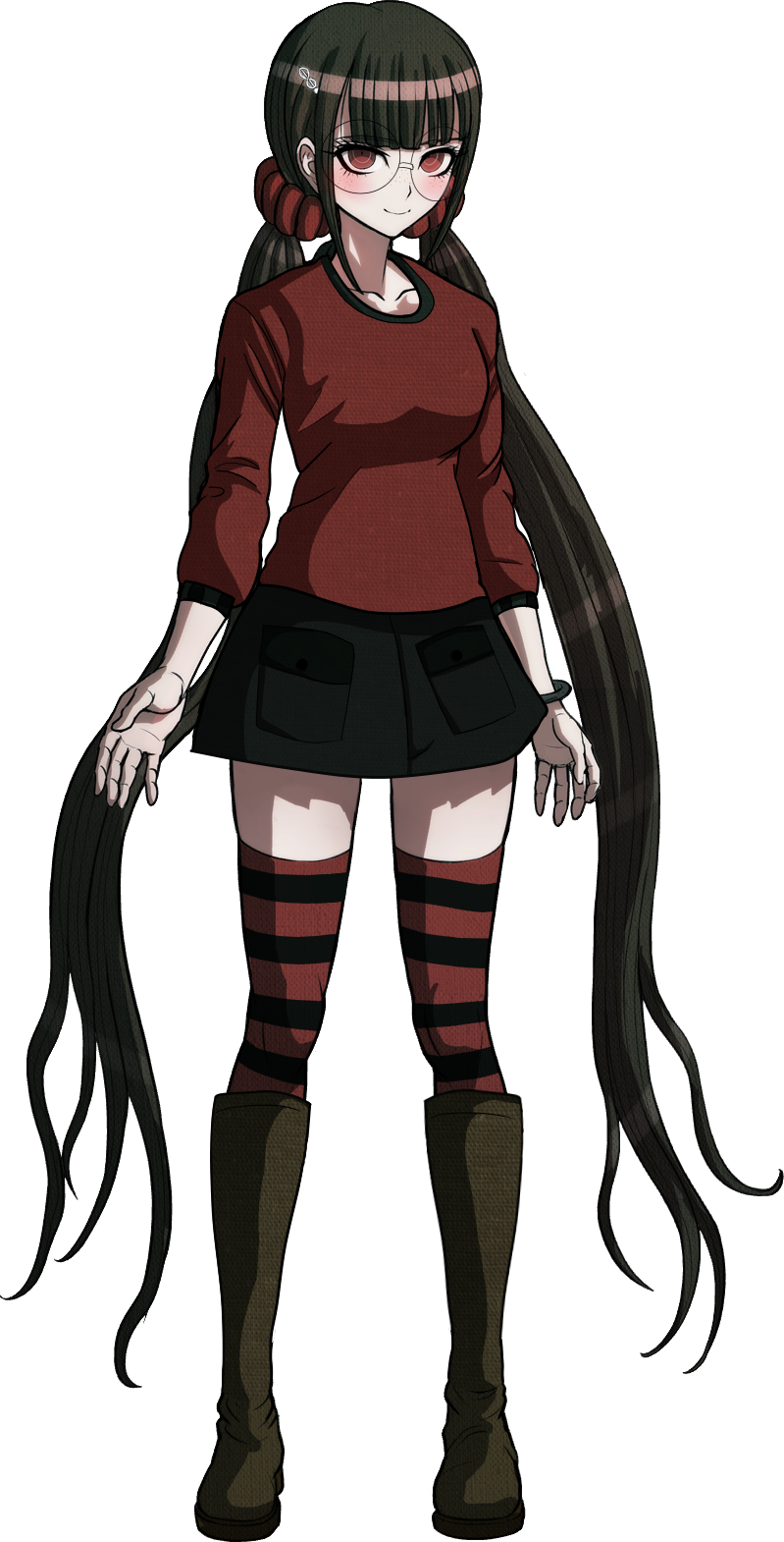 Sprite Edits and Trash — can you do a sprite edit of Maki with freckles,...