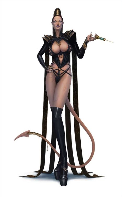 Final dialogue art of the cruel Succubi mistress Lushere. Be...