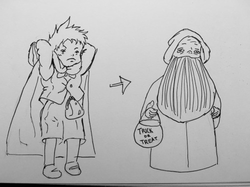 Not creative bc im tired ¯\\_(ツ)_/¯ tsinktober inktober howl& 039;s moving castle studio ghibli anime halloween trick or treating markl ts thomas sanders me mine fanart