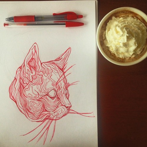 eatsleepdraw:A perfect way to start the day!Feel free to...