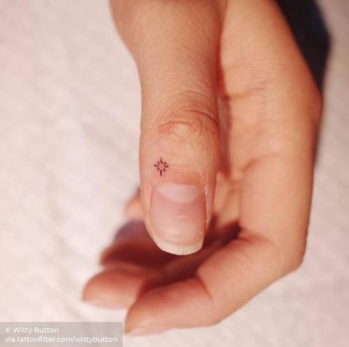 Tattoo tagged with: small, finger, astronomy, micro, wittybutton, tiny,  ifttt, little, star, minimalist 
