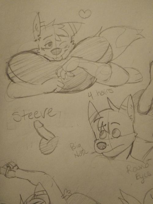 Did a nude page for Steeve. I didn’t have much else going on so...