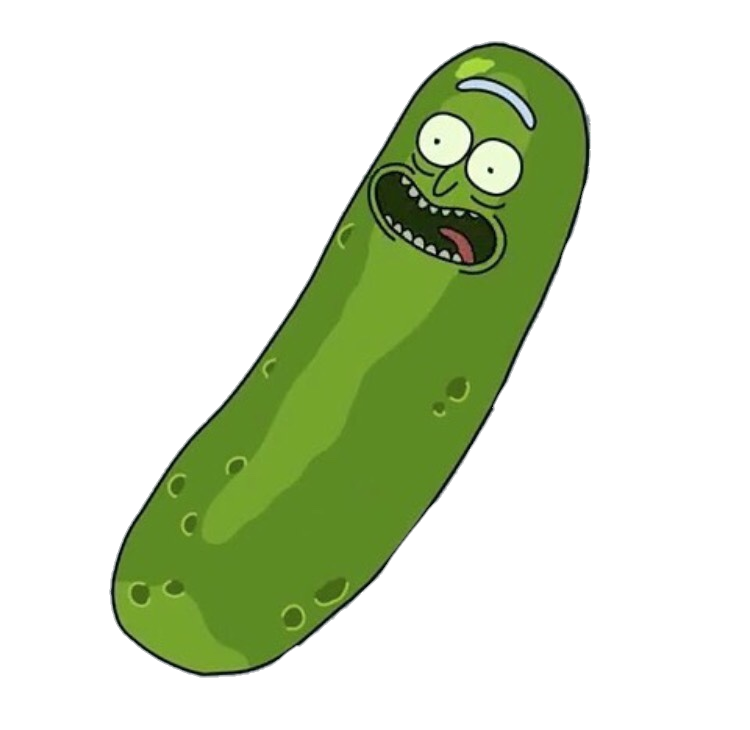 Transparent Pickle Rick Gif / Polish your personal project or design ...