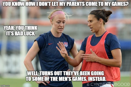 Yaasss #CarliLloyd #BeckySauerbrunn #USWNT #LMAO