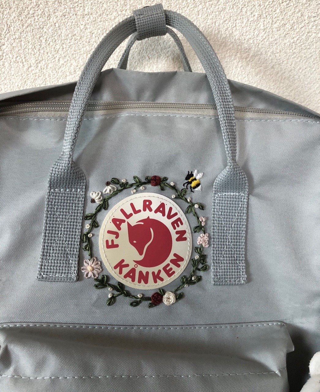 embroidery on kanken