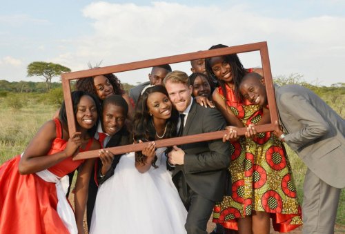 brreaking:blackgirlwhiteboylove:Our African WeddingMy wife...