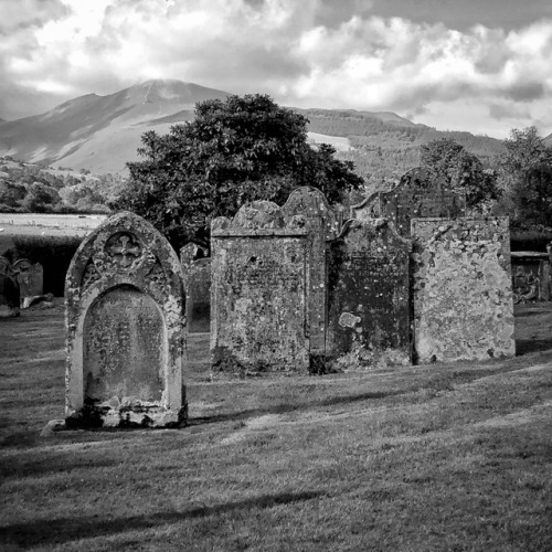 haxanbroker:In the shadow of the fells. The churchyard,...