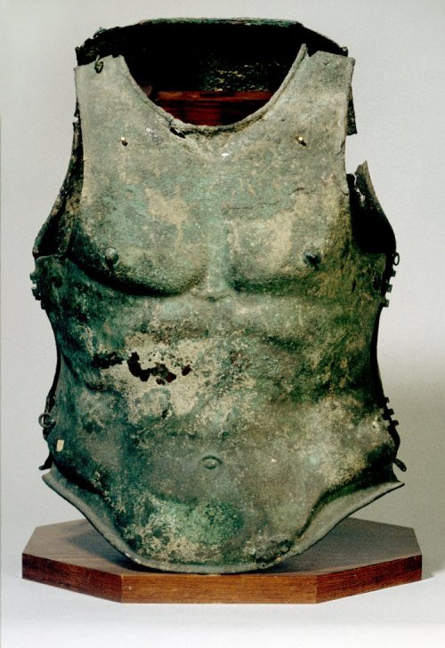 via-appia:Bronze muscled cuirassGreek, 4th century B.C.