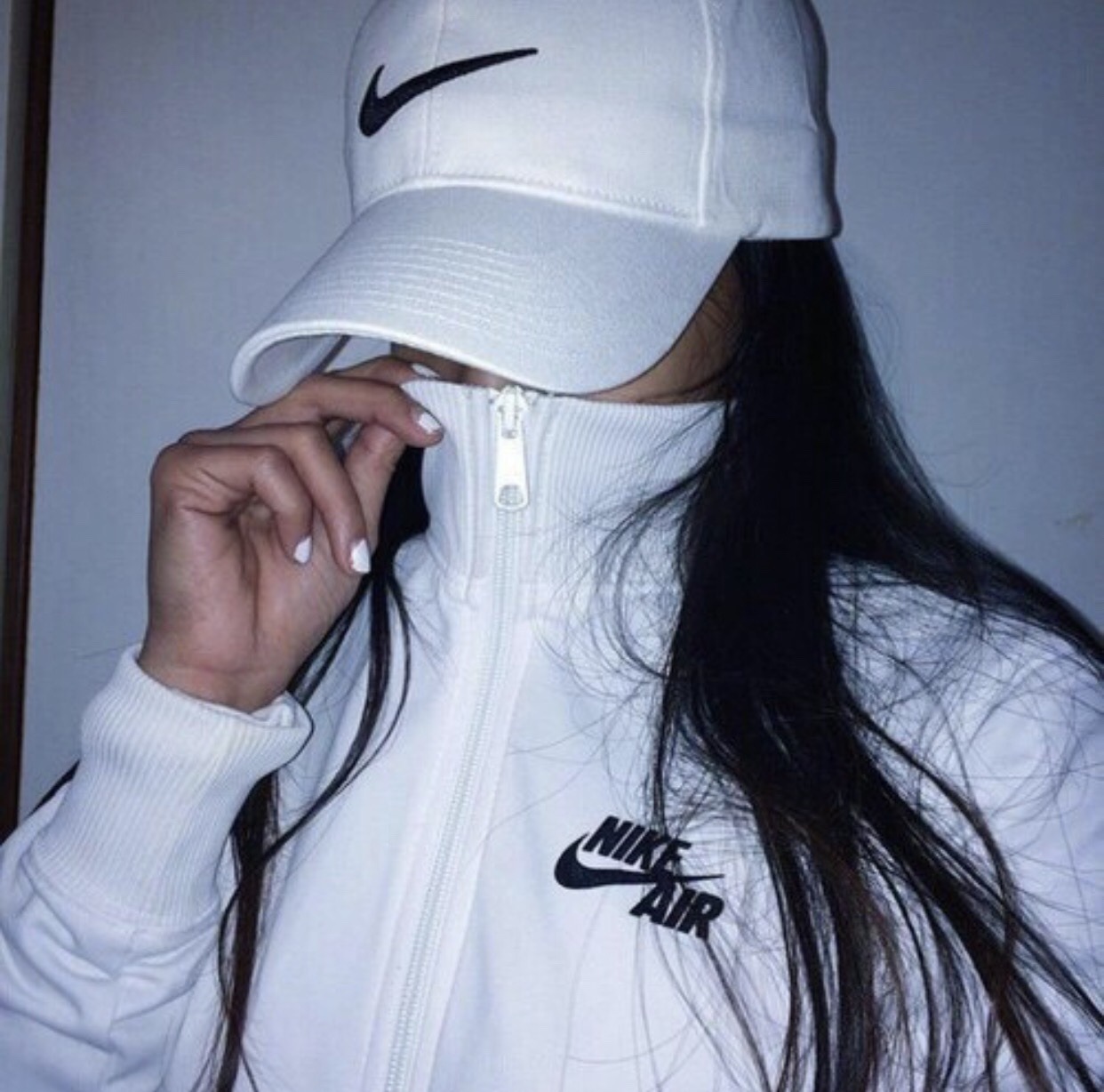 nike hoodie girl tumblr