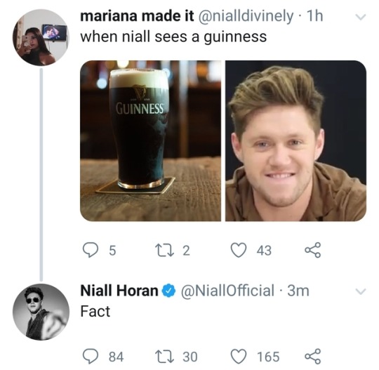 Niall's recent Twitter Activity - 10/21